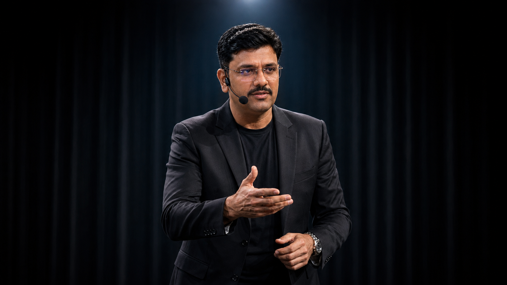 Mr. Parikshit Shrivastava delivering executive instruction